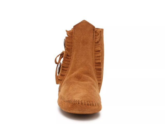 Two Button Softsole Boot Slipper - Men's