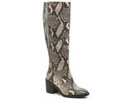 Aressia Boot Black/Taupe Snake Print view