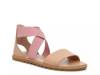 Ella II Sandal Tan/Pink view