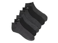 Cushioned Men's No Show Socks - 6 Pack Black view
