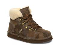 Marta Bootie Green Camouflage Suede view