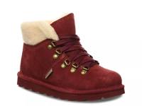 Marta Bootie Burgundy Suede view