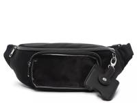 Nylon Belt Bag & Face Mask Set Black view