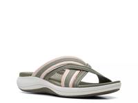 Mira Isle Slide Sandal Olive Green view