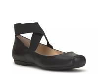 Mandalaye Ballet Flat Black Leather view