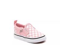 Asher Slip-On Sneaker - Kids' Pink/White Checkerboard view