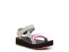 Midform Universal Platform Sandal - Kids' Lilac/Grey/Beige Color Block view