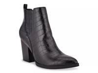 Adriela Bootie Black Croc Print view