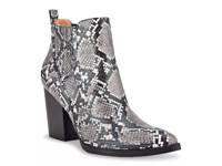 Adriela Bootie Black/White Snake Print view