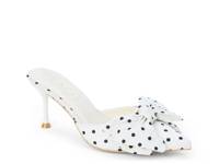 Goldie Mule White/Black Polka Dot view