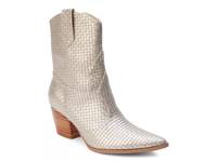 Bambi Western Bootie Silver Metallic view