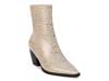 Caty Bootie Grey/Beige Croc Print Leather view