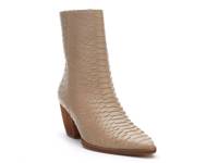 Caty Bootie Beige Croc Print Leather view