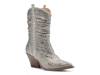 Zellya Western Bootie Gold Metallic view