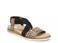 Islander Wedge Sandal Black/Brown Leopard Print view