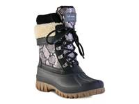 Creek Snow Boot Black/White Snake Print view