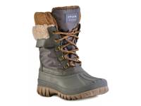 Creek Snow Boot Dark Green/Cognac view