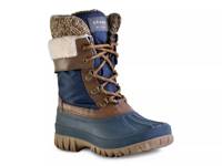 Creek Snow Boot Navy/Cognac view