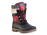 Creek Snow Boot Red/Black Plaid view