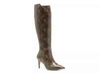 Kamil Boot Dark Brown Snake Print view