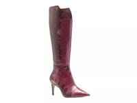 Kamil Boot Burgundy/Berry Croc Print view