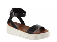 Lunna Wedge Sandal Black view