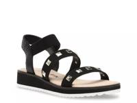 Marcelina Wedge Sandal Black view