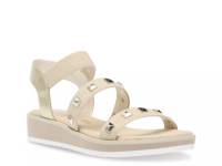 Marcelina Wedge Sandal Gold Metallic view