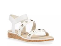 Marcelina Wedge Sandal White view