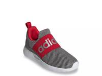 Lite Racer Adapt 4.0 Slip-On Sneaker - Kids" Grey/Red view