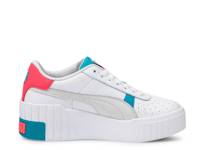 Cali Wedge Sneaker - Women's White/Blue view