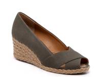 Bailee Espadrille Wedge Pump Dark Khaki view