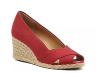 Bailee Espadrille Wedge Pump Red view