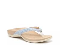Davina Flip Flop White/Blue Tile view