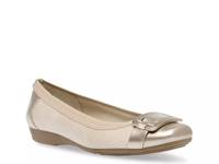 Unice Flat Beige/Gold Metallic Snake Print view