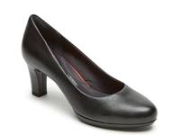 Leah Pump Black Leather view