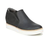 If Only Wedge Sneaker Black Snake Print view