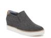 If Only Wedge Sneaker Grey view