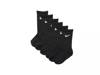 Solid Kids' Crew Socks - 6 Pack Black view