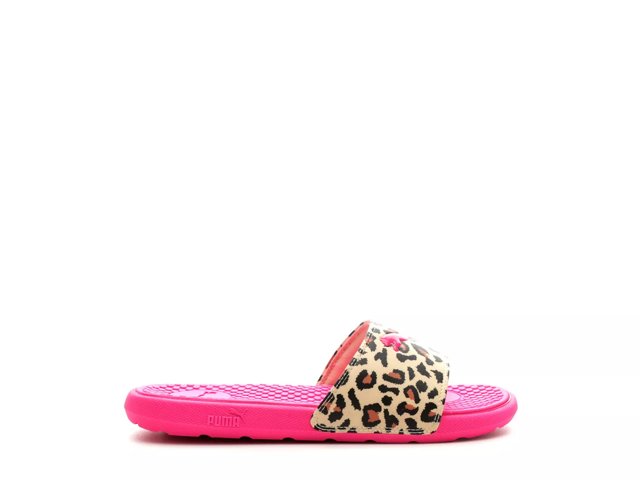 Cool Cat Cheetah Slide Sandal - Kids'