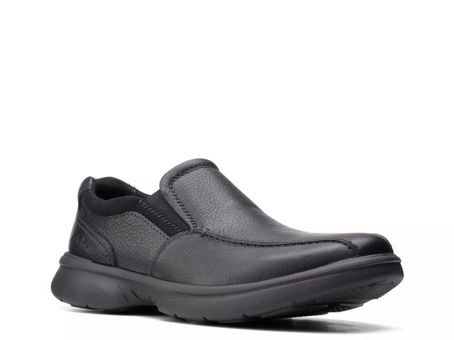 Clarks Bradley Free Black Tumbled Leather Black Size 8.5 W Clarks Men main image 3
