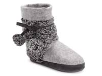 Delanie Bootie Slipper Grey view
