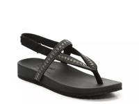 Cali Arch Fit Meditation Flip Flop Black view