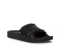 Fancy-P Slide Sandal Black view