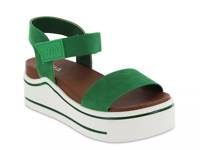 Odelia Wedge Sandal Dark Green view