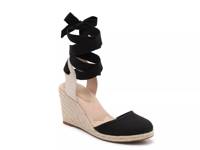 Vamida Espadrille Wedge Sandal Black view