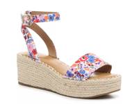 Faydrena Espadrille Wedge Sandal Multicolor Floral Print view
