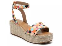 Faydrena Espadrille Wedge Sandal Multicolor Faux Leather view
