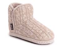 Leigh Bootie Slipper - Women's Light Brown/White view