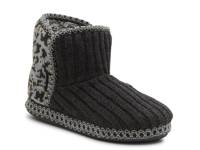 Leigh Bootie Slipper - Women's Black/Grey Leopard Print view